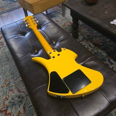 2006 Fernandes Burny YH-JR - Hide Signature Model - Yellow Heart Junior - Built-in-Amp - w/ Gig Bag image 16