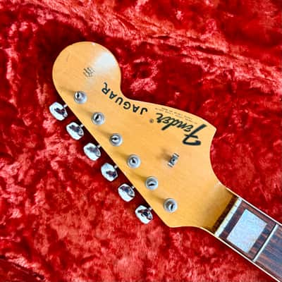 Fender Jaguar guitar neck 1968 - Rosewood original vintage USA A width image 1