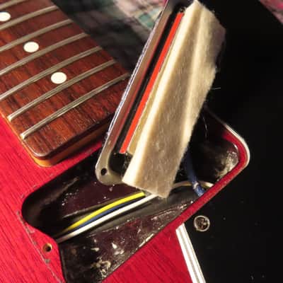 FENDER 1998 TELE-SONIC 1998 CRIMSON RED TRANSPARENT EARLY RUN 1st YEAR near MINT ORIGINAL! image 22