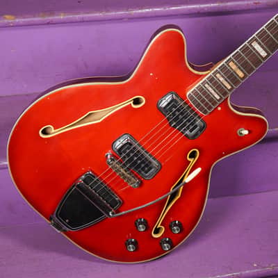 1967 Fender Coronado II Hollowbody Electric Guitar (VIDEO! Fresh Work, Ready) image 2