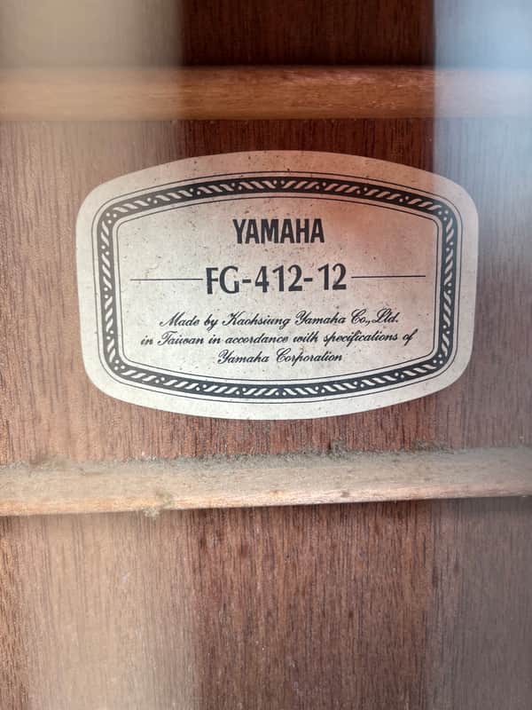 Yamaha FG-412-12 90's | Reverb
