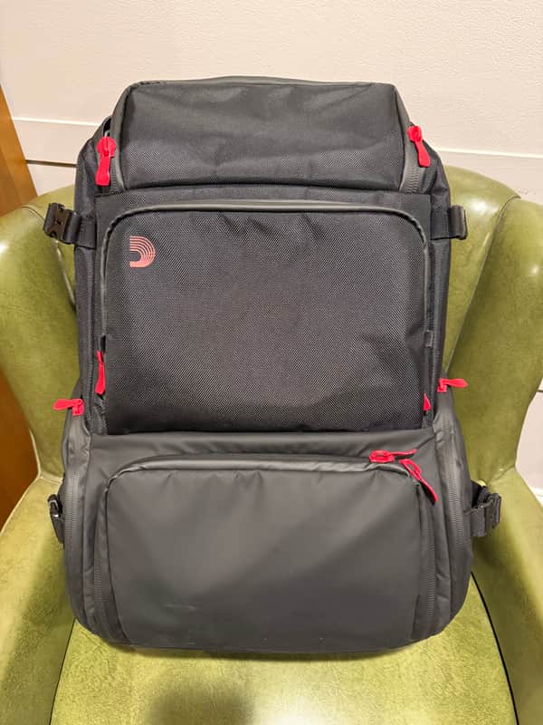 D'Addario Backline Gear Transport Pack 2019 - Present - Black image 1