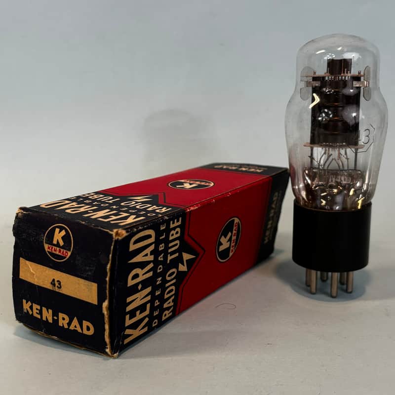 Vintage Ken Rad 43 Vacuum Tube! T464 image 1