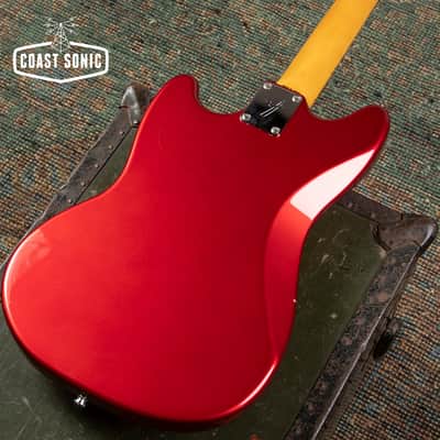 2010 Fender '69 Reissue Mustang MG69-MH Made in Japan Candy Apple Red w/Matching Headstock image 10