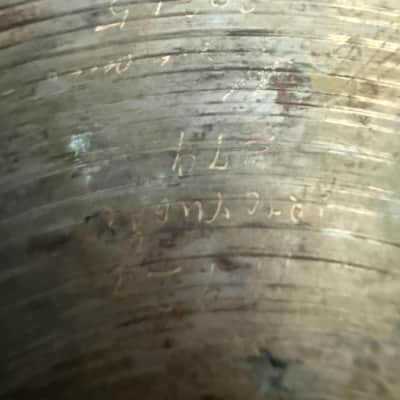 Manabu Yamamoto ART CYMBAL 16” ART CYMBAL 18” THIN - Hammered and Pre Patina’d PROTOTYPE image 7