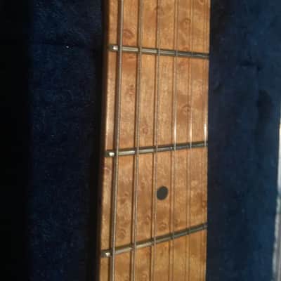 Peavey EVH Wolfgang USA Standard Deluxe 1999 Trans Amber Flame Top image 12