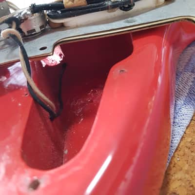 Fender Stratocaster 1962 in Fiesta red colour image 20