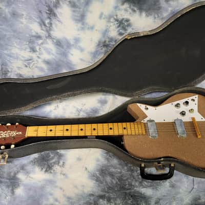 Video Demo 1956 Old Kraftsman by Kay Model 4144 Sizzler Dual Kay Pancake Pickups Pro Setup New Strings Original Soft Shell Case image 17
