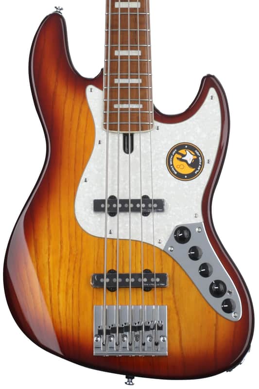 Sire Marcus Miller V8 5-string Bass Guitar - Tobacco Sunburst image 1