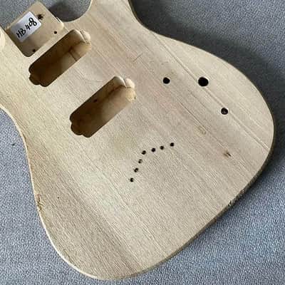 Unfinished 7 String Guitar Basswood Body DIY Project image 9