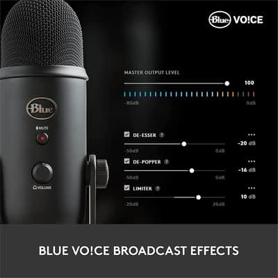 Blue Yeti Multipattern USB Microphone -Blackout image 12