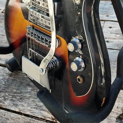 RARE! Teisco Del Rey ET440 Offset 4 DeArmond Pickup Spectrum 1960s Japan image 19
