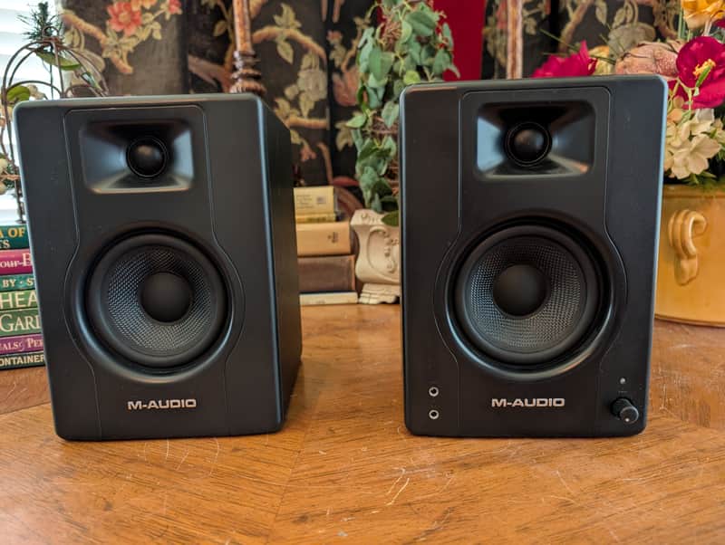 M-Audio BX-4 4.5" Active Studio Monitor (Pair) - MINT image 1