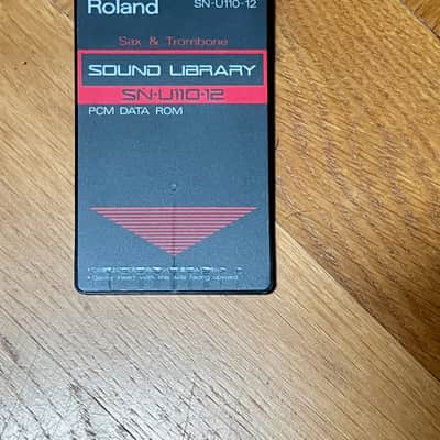Roland SN-U110-12 Sax & Trombone Data Card for U-110 U-20 U-220 D-70