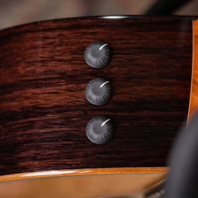 Taylor 414ce Studio Grand Auditorium Acoustic/Electric Guitar - Natural with Gig Bag image 8