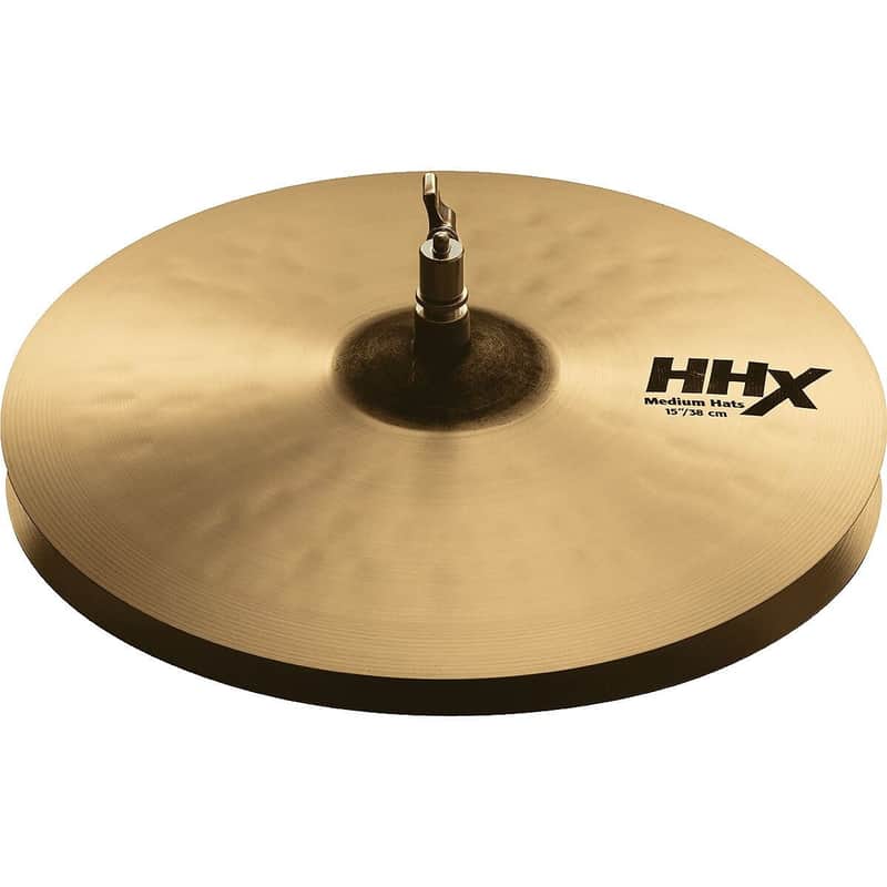 Sabian 15" HHX Medium Hi-Hat Cymbals (Pair) image 1