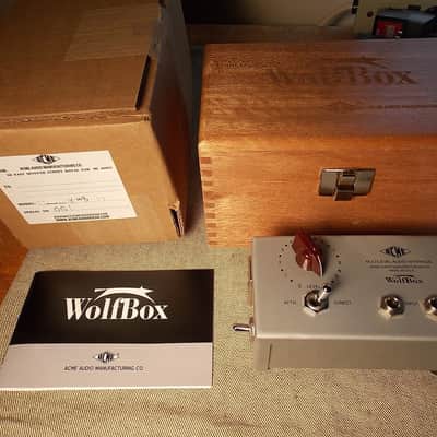 ACME AUDIO WOLFBOX MOTOWN DI DIRECT BOX w/ORIGINAL TRANSFORMER LAST ONE. EVER. image 1