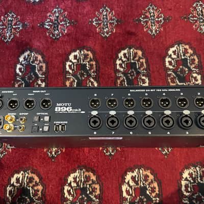 MOTU 896mk3 Hybrid Firewire / USB Interface 2012 - Present - Black image 2