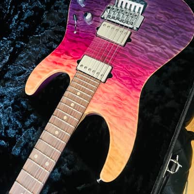 Suhr NAMM Piece Modern Carve Top Stunning Purple Gradient image 7