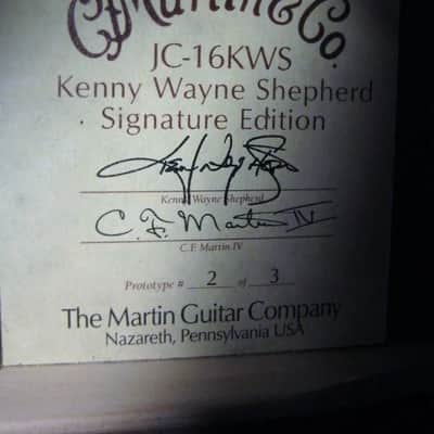 Martin Kenny Wayne Shepherd Signature Acoustic/Electric Guitar, JC-16KWS, Prototype #2 of 3 image 16