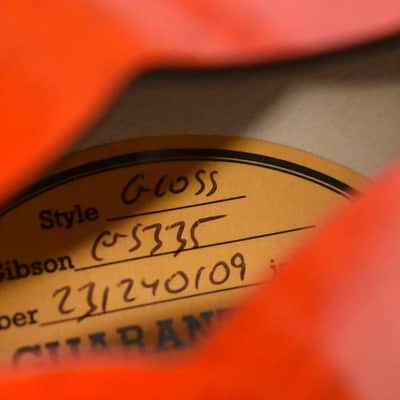 Gibson ES-335 Block 2020 - Present Figured Sixties Cherry image 23