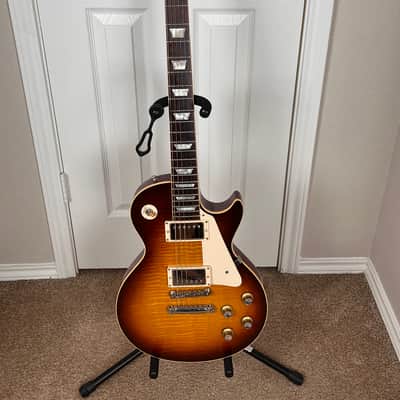 Gibson Custom Shop Historic Collection '60 Les Paul Standard Flametop Reissue 2005 - Iced tea burst image 2