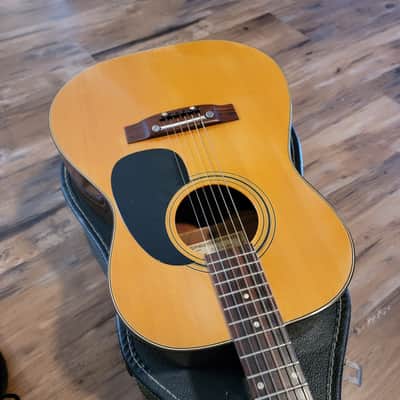 Vintage Cortez 860 Acoustic Guitar Mid 1970's Japan Great Shape W/Case Open Book Headstock image 4