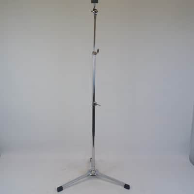 Premier#304 LokFast Flush Base Cymbal Stand Vintage Early60s Chrome Flat England image 2