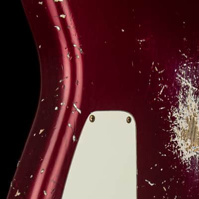 Fender Custom Shop 1966 Stratocaster SH Heavy Relic - Aged Midnight Wine #88062 image 12