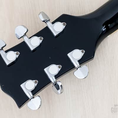 1980s Burny John Sykes LC-70JS Black Beauty Custom Vintage Guitar w/ Mono Case, Fernandes Japan image 5