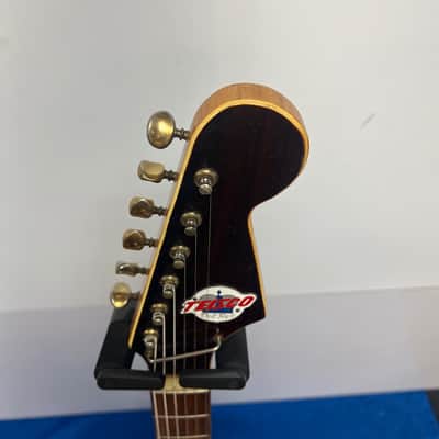 Vintage 1960's Teisco Del Rey ET-440 Spectrum 4 Sunburst Electric Guitar Made in Japan image 2