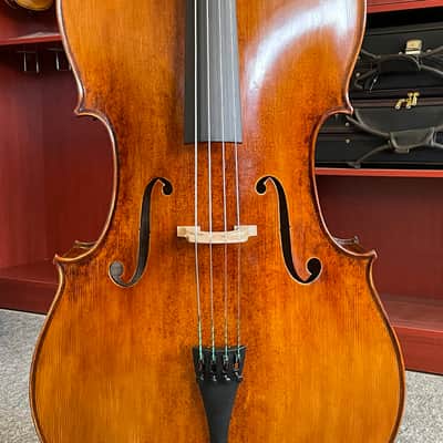 Exceptional Sounding Cello Master Wang's Own Work 200-y Old Spruce No. W8 image 11