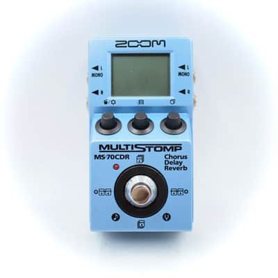 Zoom MS-70CDR Chorus / Delay / Reverb Multi Guitar Effect Pedal 017200 image 2