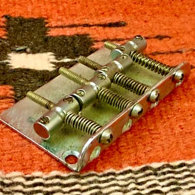 1970's Fender Precision Bass or Jazz Bass Guitar Bridge Circa 1974-1979 image 6