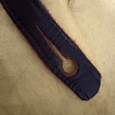 Fender Leather strap original 1965 - Black image 12