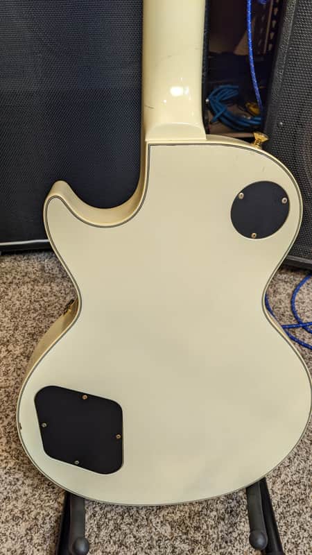 1987 Greco EGC-700 Japan, White 3-Pickup Les Paul Custom, All