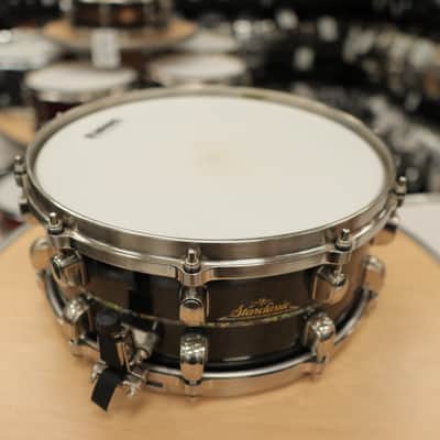 Pre-Owned Tama Limited Edition Starclassic Bubinga Exotix 6x14" (1 of 50) Snare Drum - Midnight Storm Sapele image 3