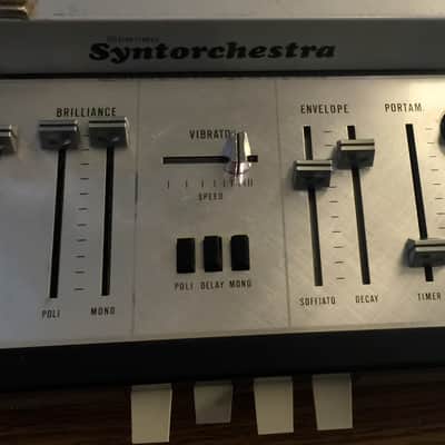 Farfisa Syntorchestra vintage 70s analog solo & string synthesizer, tuned and working great! image 2
