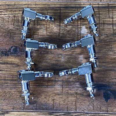 Grover 102 Rotomatics 3+3 Tuning Machine Set Nickel Used image 3
