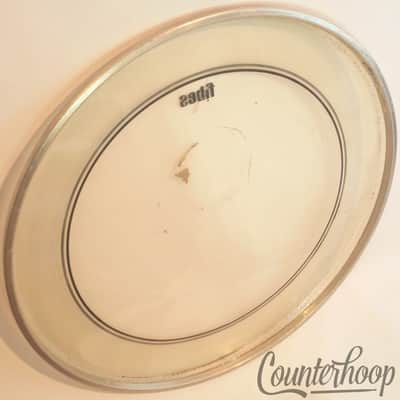 *Fibes 20" Bass Drum Logo Head Clear Batter Remo Powerstroke Vintage* image 3