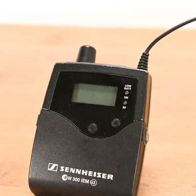 Sennheiser ew 300 IEM G3 Wireless IEM System - A1 Range NO POWER SUPPLY CG01ZVY image 10