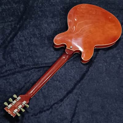 Vintage VSA500HB Reissued Series Semi-Hollow - Honey Burst image 13