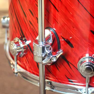 DW Collector's Maple 333 Twisted Red Lava Drum Set - 22,10,12,16 -  SO#1447459 image 7