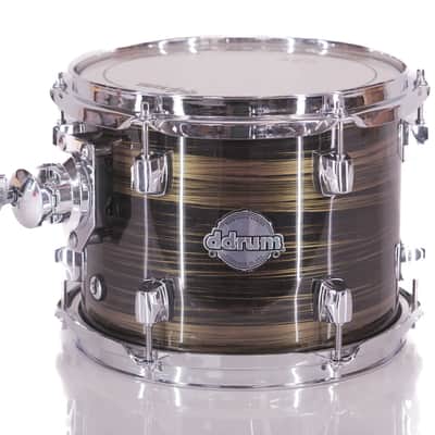 ddrum Dominion Series Birch 10 x 8'' Rack Tom Drum - Brushed Olive Metallic image 2