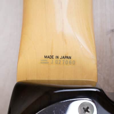 Fender Pro Feel JBR-80R Jazz Bass MIJ 1990 See-Through Black Made in Japan Fujigen w/ Bag image 14