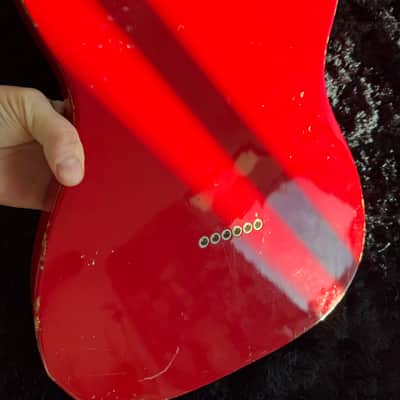 Mjt loaded Telecaster 1964 - Dakota red body image 7