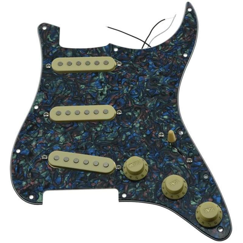 Strat Pickguard Custom | Premium Fit & Guitar Style-Abalone Pearl-IV image 1