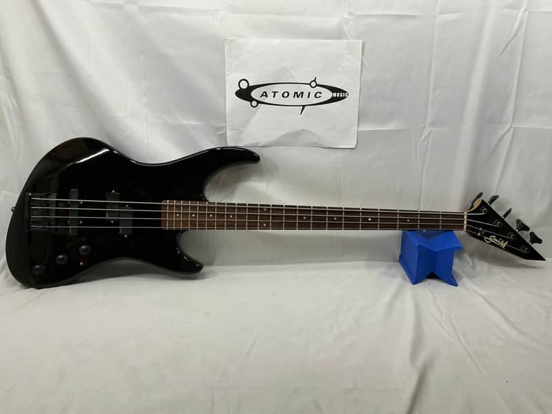 Guild Pilot Bass Guitar - Black - Pickups Replaced and Drop Tuner Added image 1