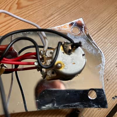 Fender Squier Vintage Modified Mustang Electric Guitar Loaded Control Plate 2016 image 5