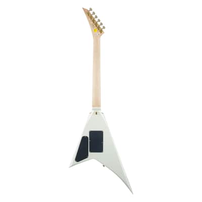 Used Jackson Pro Series Rhoads RR3 - Ivory with Black Pinstripes w/ Ebony FB image 8